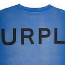 TEXTURED JERSEY SS TEE BLUE T-SHIRTS