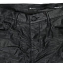 PATENT LEATHER CARGO Black SKINNY JEANS