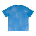 TEXTURED JERSEY SHORT SLEEVE TEE BLUE T-SHIRTS