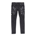 AGED VINTAGE DESTROY Black SKINNY JEANS
