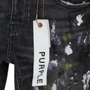 AGED VINTAGE DESTROY Black SKINNY JEANS