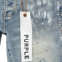 LIGHT PAINT BLOWOUT Indigo SKINNY JEANS