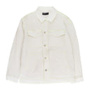 WHITE JACQUARD CHORE White DENIM JACKETS