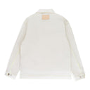 WHITE JACQUARD CHORE White DENIM JACKETS