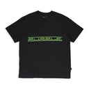 TEXTURED JERSEY SS TEE - MEANDER BLACK 0 T-SHIRTS