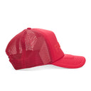 PURPLE SILICONE FOAM TRUCKER RED HATS