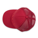 PURPLE SILICONE FOAM TRUCKER RED HATS