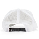 PURPLE SILICONE FOAM TRUCKER WHITE HATS