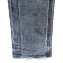 INDIGO X RAY WITH FOIL Black SKINNY JEANS