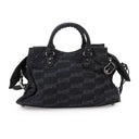 NEO CAGOLE DENIM CITY BACK BLACK HANDBAGS