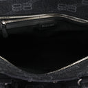 NEO CAGOLE DENIM CITY BACK BLACK HANDBAGS