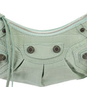 LE CAGOLE XS SHOULDER BAG GREEN SHOULDER BAGS