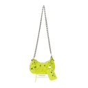 LE CAGOLE XS SHOULDER BAG YELLOW SHOULDER BAGS