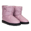 SHORT LOGO SNOW BOOTS PINK WINTER BOOTS