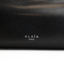 SHINY LEATHER LE TECKEL SMALL BLACK HAND BAG
