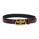 GUCCI X BALENCIAGA BELT RED/BLACK BELTS