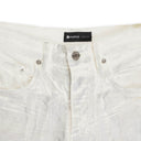 IRIDESCENT PEARL WORN White SKINNY JEANS