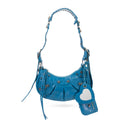 LE CAGOLE XS SHOULDER BAG TURQUOISE SHOULDER BAGS