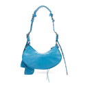 LE CAGOLE XS SHOULDER BAG CYAN SHOULDER BAGS