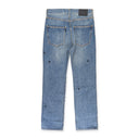 DENIM PANTS WITH EMBROIDERY DETAIL
