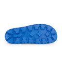 RUBBER LOGO SLIDES BLUE SLIPPERS