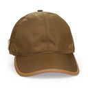 TEXTILE LEATHER BEIGE CAP