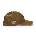 TEXTILE LEATHER BEIGE CAP