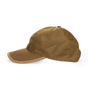 TEXTILE LEATHER BEIGE CAP