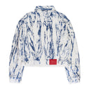 DENIM WASHED WHITE DENIM JACKET
