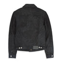 LEATHER TRUCKER JACKET BLACK LEATHER JACKETS