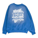 HWT FLEECE CREWNECK BLUE HOODIES & SWEATSHIRTS