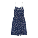 SUSAN ROUND NECK NAVY SLIP DRESSES