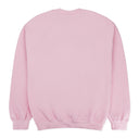 FLOWER EMBOSSED PINK PULLOVER SWEATER