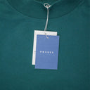 MOCK NECK L/S DEEP GREEN T-SHIRT