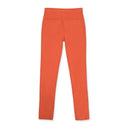 SILK PANEL ORANGE STRAIGHT PANTS