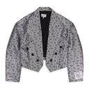 MUSIC NOTE JACQUARD TUXEDO GRAY BLAZERS