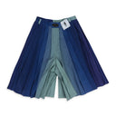 GRADIENT PLEATED BLUE/PURPLE SHORTS