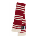 STRIPED CASHMERE SCARF RED/WHITE Scarf