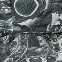POLY SNAP OFF HOOD PUFFER JACKET HISHAM BW COLLAGE PRINT JET MULTI Black DOWN & PUFFER JACKETS