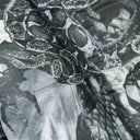 POLY SNAP OFF HOOD PUFFER JACKET HISHAM BW COLLAGE PRINT JET MULTI Black DOWN & PUFFER JACKETS