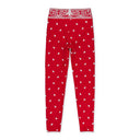 BANDANA HI-RISE LIPSTICK RED LEGGINGS