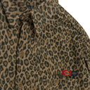 ALL OVER LEOPARD PRINT LONG SLEEVE BROWN SHIRT