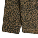 ALL OVER LEOPARD PRINT LONG SLEEVE BROWN SHIRT