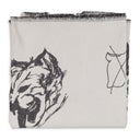 SEA CATS SILK WHITE TOWELS