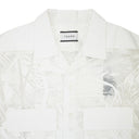 JUNGLE WHITE BUTTON-DOWN SHIRT