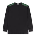 LONG SLEEVE COLORBLOCK ARABIC BLACK/GREEN T-SHIRT