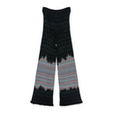 HAND DYED BLACK/MULTI-COLOR PANTS