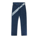 LINED DENIM INDIGO JEANS