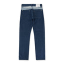LINED DENIM INDIGO JEANS
