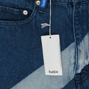LINED DENIM INDIGO JEANS
